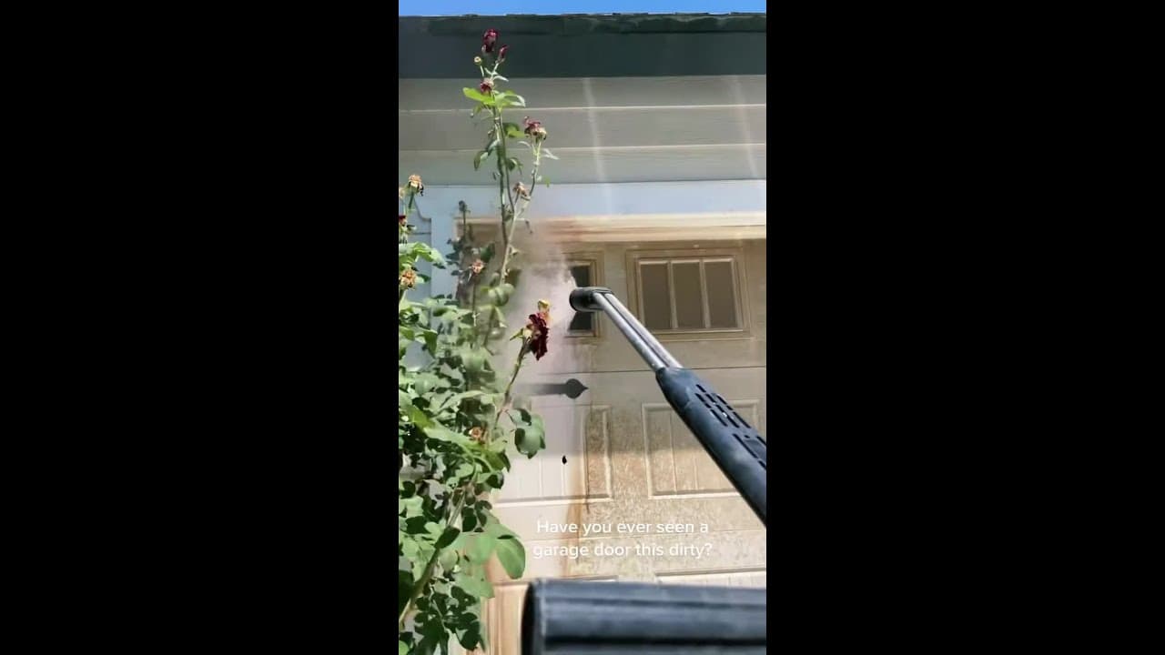 Garage Door Cleaning ASMR