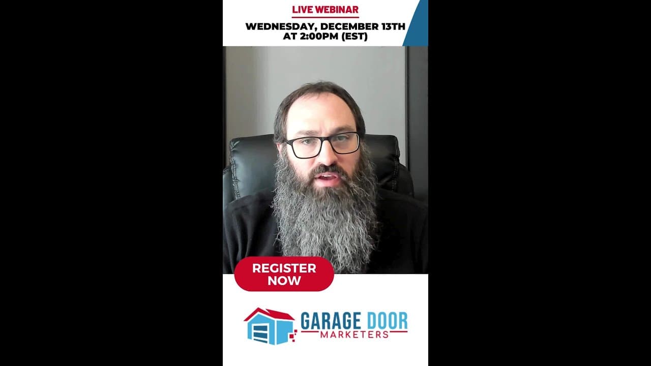 Live Webinar: 2024 Garage Door Marketing