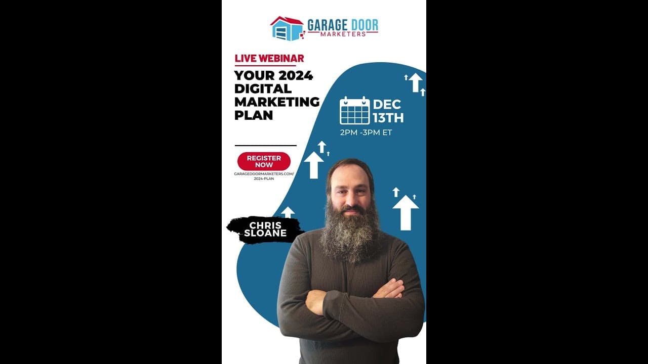 Your 2024 Garage Door Internet Marketing Plan