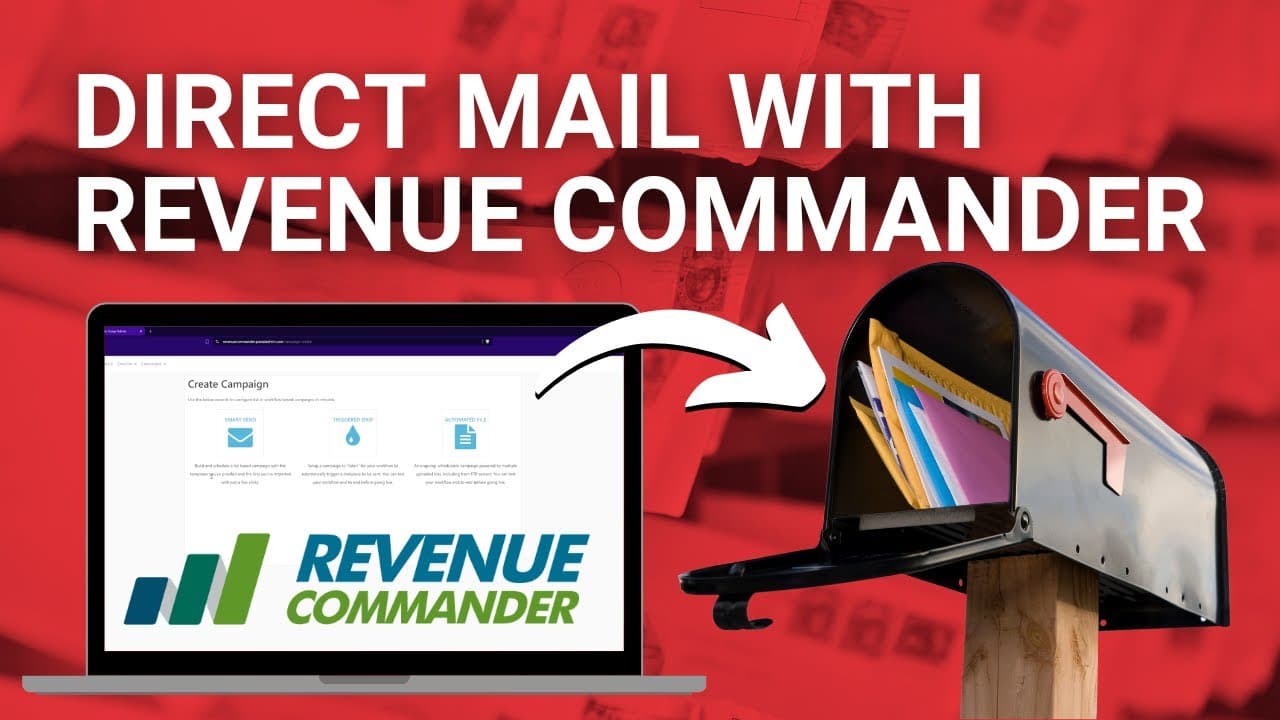 Direct Mail Marketing with Revenue Commander