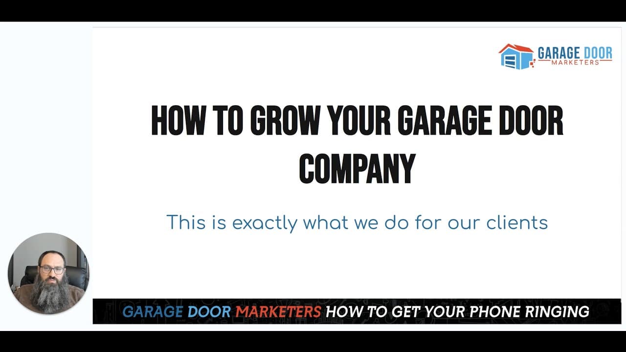 How To Grow Your Garage Door Company