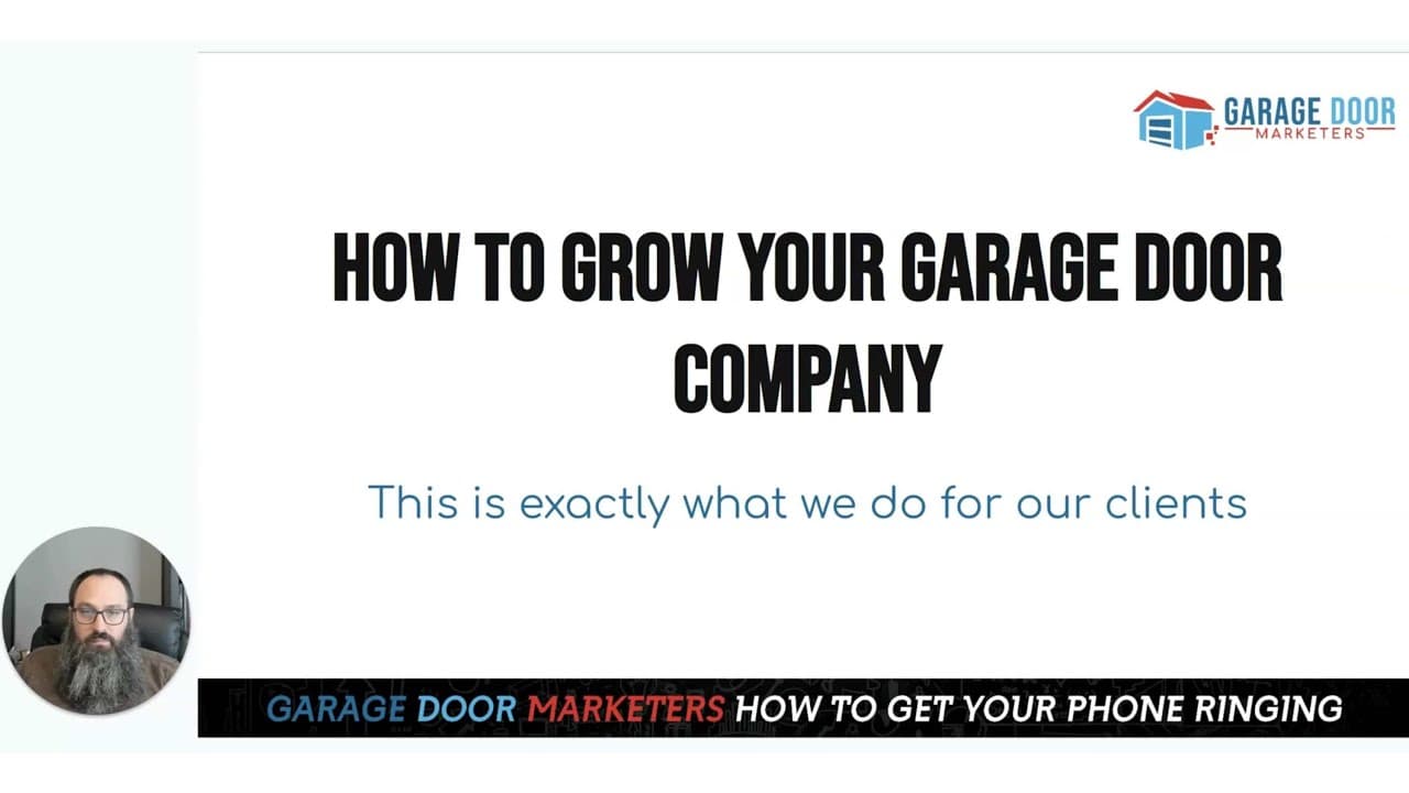 How To Grow Your Garage Door Company | Garage Door Marketers