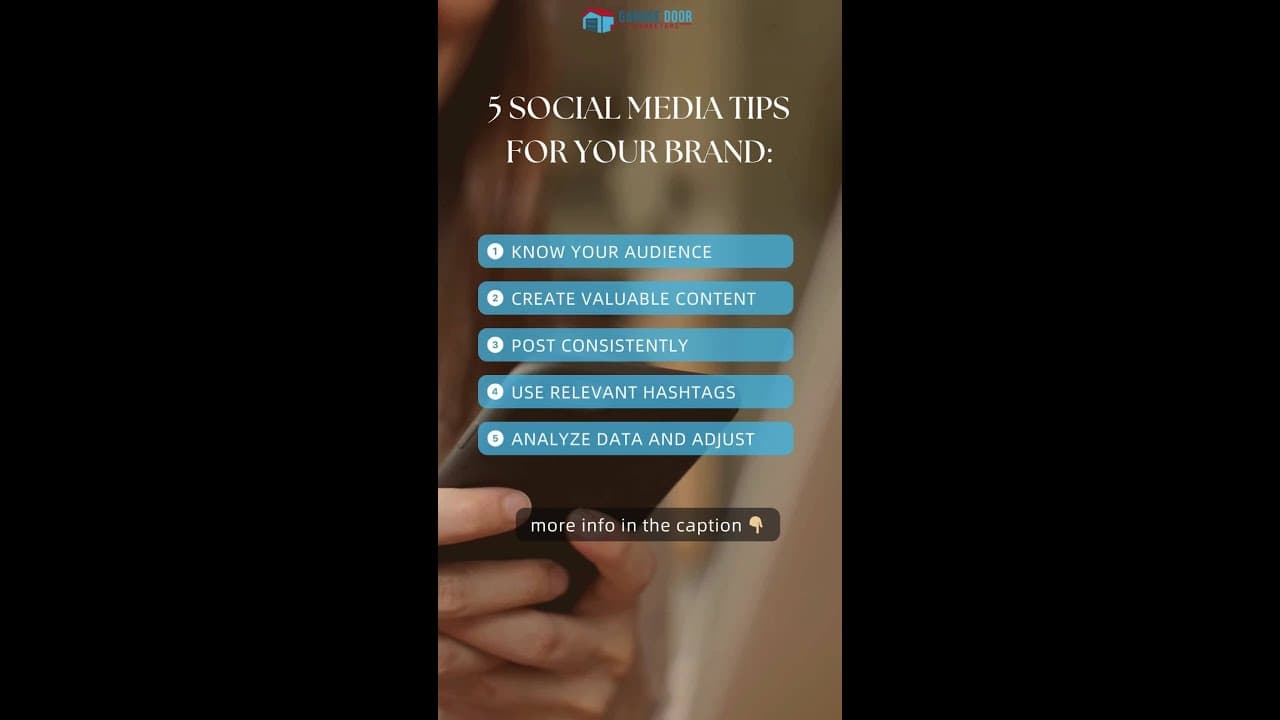 5 Social Media Tips for Garage Door Companies